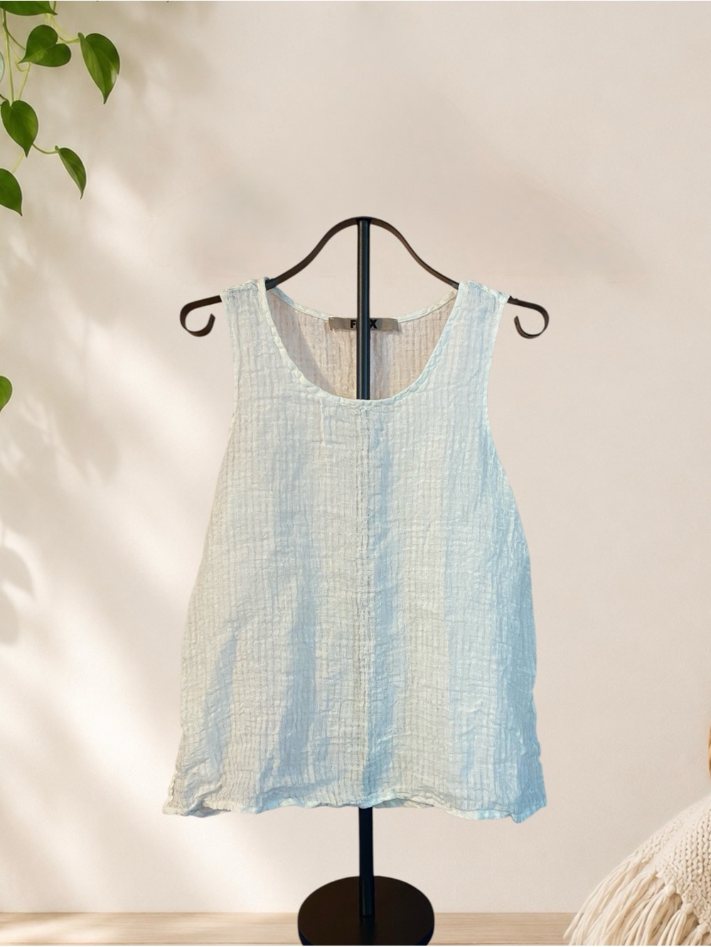 FLAX 100% Linen Layering Tank Top - Small - NWOT